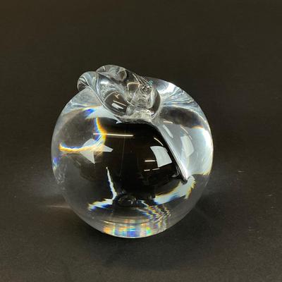 Sale Photo Thumbnail #886: Measurements:
Peach is 3.25” in height, 3.25” in diameter