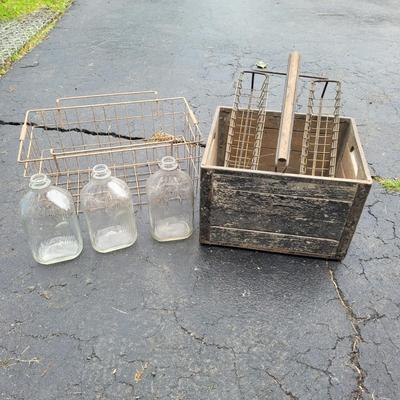 Biltmore Estate Milk Bottles and Crates (G-EL)