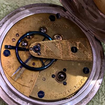 Vintage William Ellery Pocket Watch No Key Untested