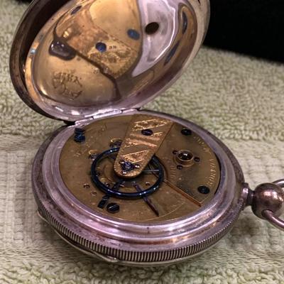 Vintage William Ellery Pocket Watch No Key Untested