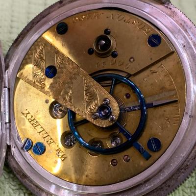 Vintage William Ellery Pocket Watch No Key Untested