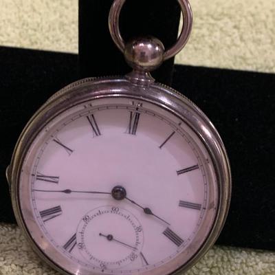 Vintage William Ellery Pocket Watch No Key Untested
