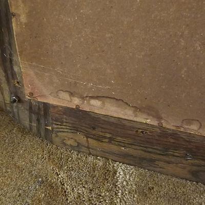 Vintage Hall Tree Storage Seat w/Mirror. (G6-JS)