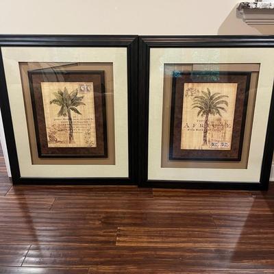 Two Framed & Matted Prints (BD-MG)