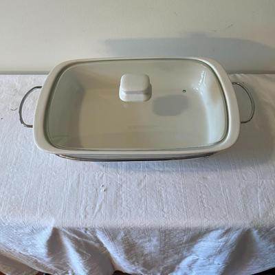 Rectangle Ceramic Food Warmer (G)
