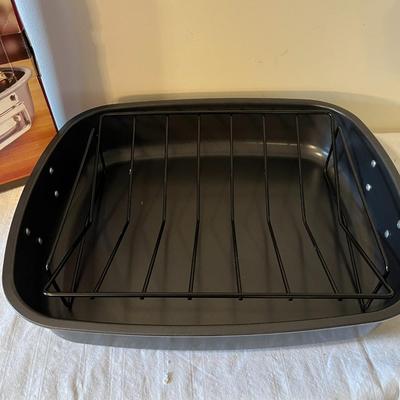 Non Stick Roasting Pan and Rack (G)
