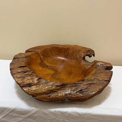 Carved Teak Root Bowl (BD-MG)
