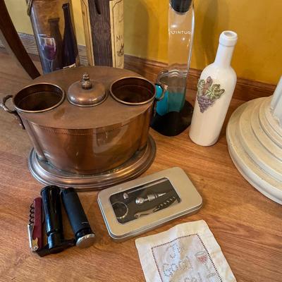 Venturi, wine holders and corks