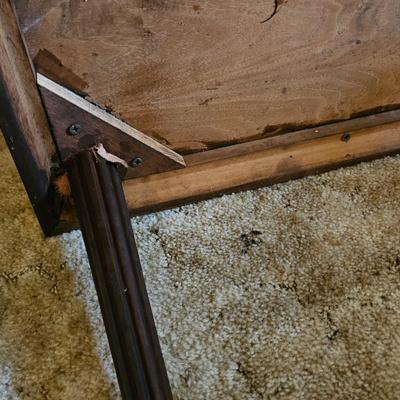 Fluted Pedestal Leg Coffee Table (G5-JS)