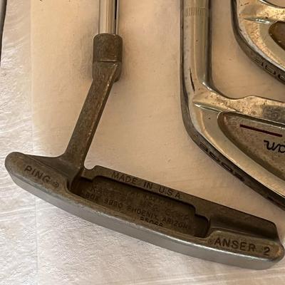 Univ Of Tenn Miller Golf Bag and Clubs (G)