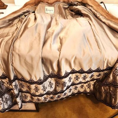 Lot #203 Lovely Vintage KREEGER'S Full Length Mink Coat - Fawn color