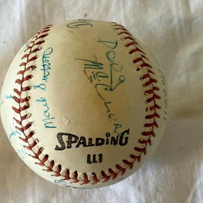 Two Official Little League Baseballs Signed By the Players (G)