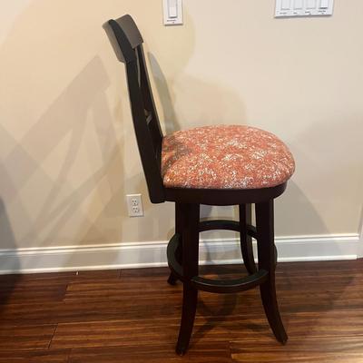 Four Swivel Bar Stools with Padded Seats (BK-MG)