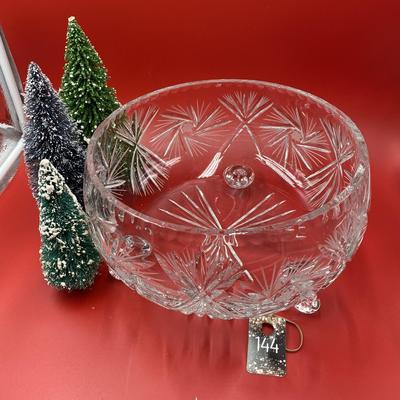 Vintage Footed Crystal bowl