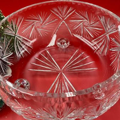 Vintage Footed Crystal bowl