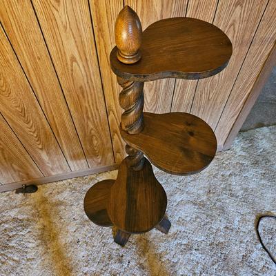Unique Four Level Wood Plant Stand (G5-JS)