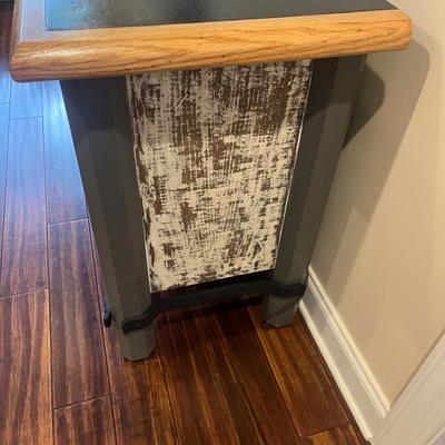 Multicolor Wood & Iron Console Cabinet (BLR-MG)