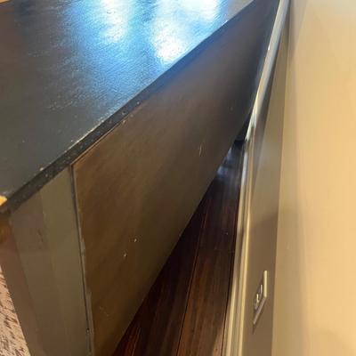 Multicolor Wood & Iron Console Cabinet (BLR-MG)