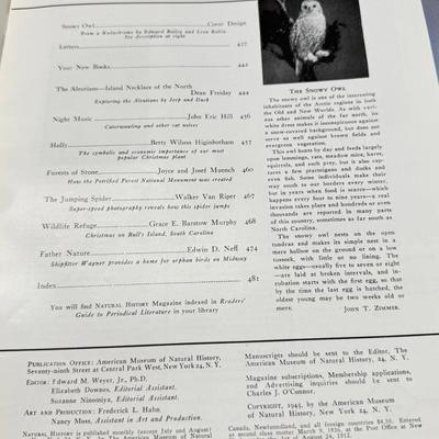American Museum of Natural History Magazine Large Vintage 1940s Lot 96 Issues