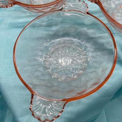 Anchor Hocking Dessert Bowls w/handles