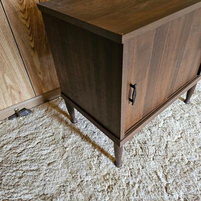 Mid Century Modern Sliding Door Cabinet (G5-JS)