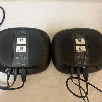 Two Harmony Remotes With Two Logitech Hubs (BLR-MG)