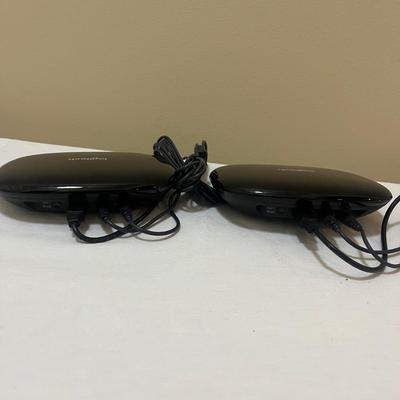 Two Harmony Remotes With Two Logitech Hubs (BLR-MG)