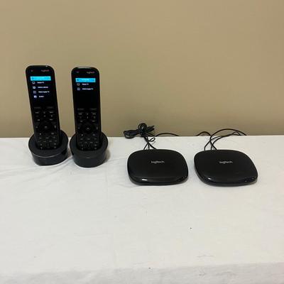 Two Harmony Remotes With Two Logitech Hubs (BLR-MG)