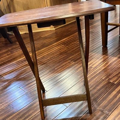 Set of Wooden TV Trays/Tables (BD-RG)