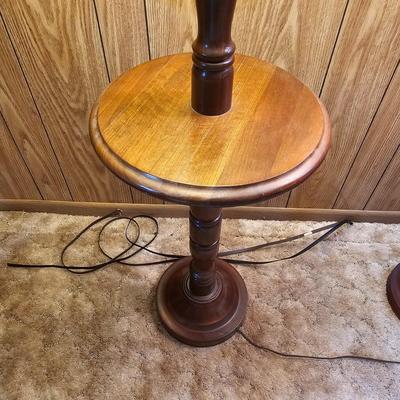 Five Wood Lamps w/Shades (G5-JS)