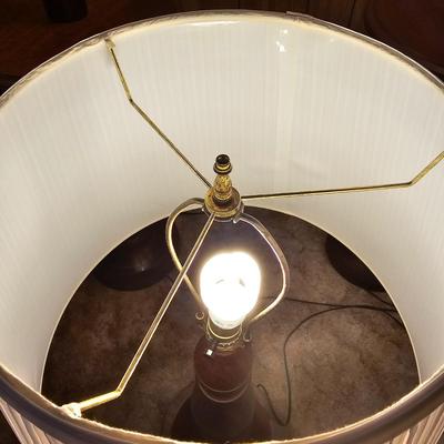 Five Wood Lamps w/Shades (G5-JS)
