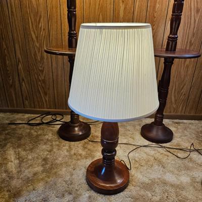 Five Wood Lamps w/Shades (G5-JS)
