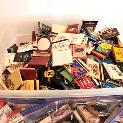Lot #213 Large Lot of vintage Advertising matchbooks - Many New Orleans related