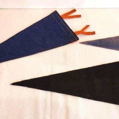 Lot #217 Lot of 3 Vintage Souvenir Pennants