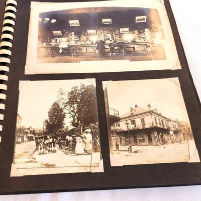 Lot #218 Vintage Photograph Album containing 84 Pictures of Old New Orleans