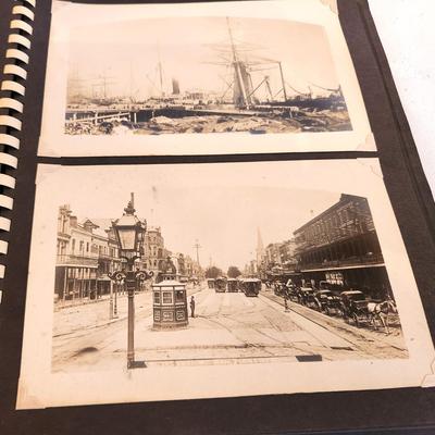 Lot #218 Vintage Photograph Album containing 84 Pictures of Old New Orleans