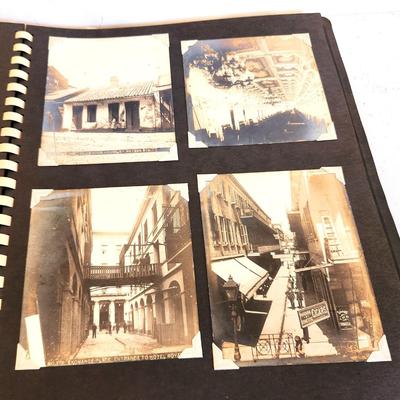 Lot #218 Vintage Photograph Album containing 84 Pictures of Old New Orleans