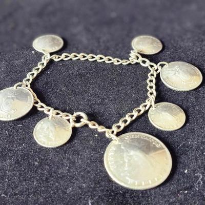 Fifty Centavos Charm Bracelet