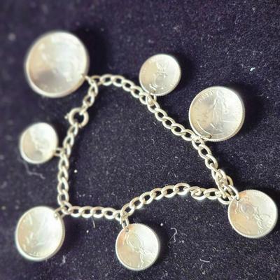 Fifty Centavos Charm Bracelet