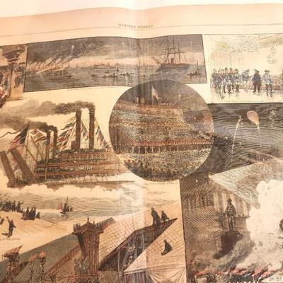 Lot #222 Harper's Weekly - 1879's - Carnival in New Orleans