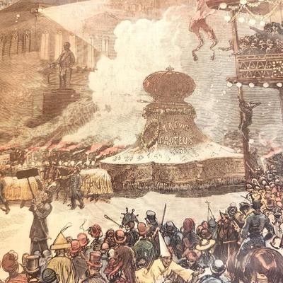 Lot #222 Harper's Weekly - 1879's - Carnival in New Orleans
