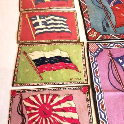 Lot #224 Lot of 6 Antique Tobacco Felts, including 3 large