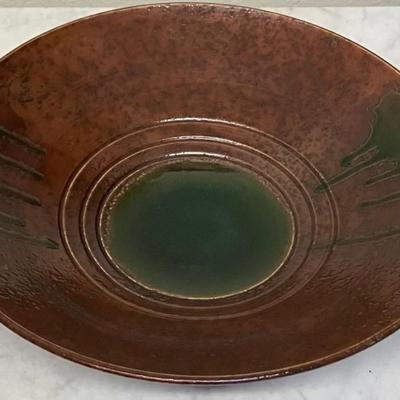 Large Glazed Ceramic Bowl