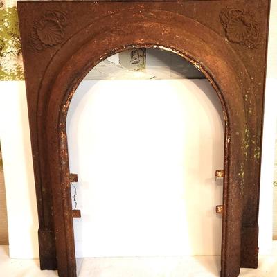 Lot #227 Antique Fireplace (coal burning) insert from old New Orleans Home