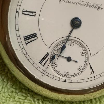 Columbus Watch Co Railway King Pocket Watch #350117