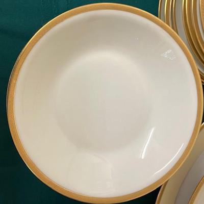 Large Assortment Of Gold Rimmed China