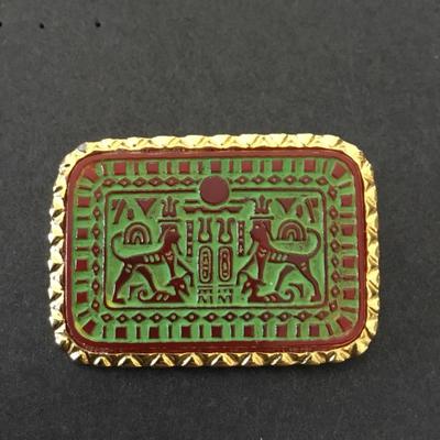 Beautiful vintage, Marvella brooch, Egyptian