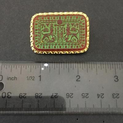 Beautiful vintage, Marvella brooch, Egyptian