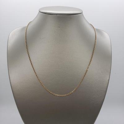LOT 47: 10k Gold Chain 19 1/2" Long 4.0g