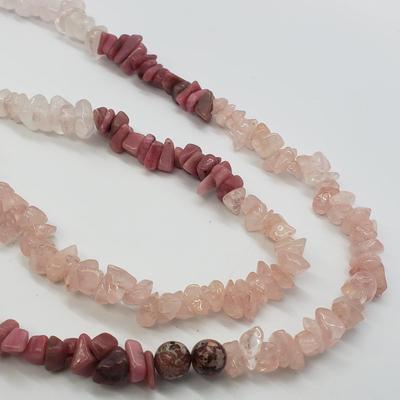 LOT 49: 30" Strand Natural Gemstone Necklace